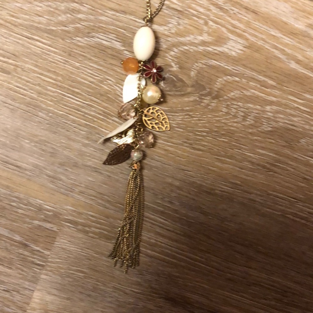 Long chain necklace